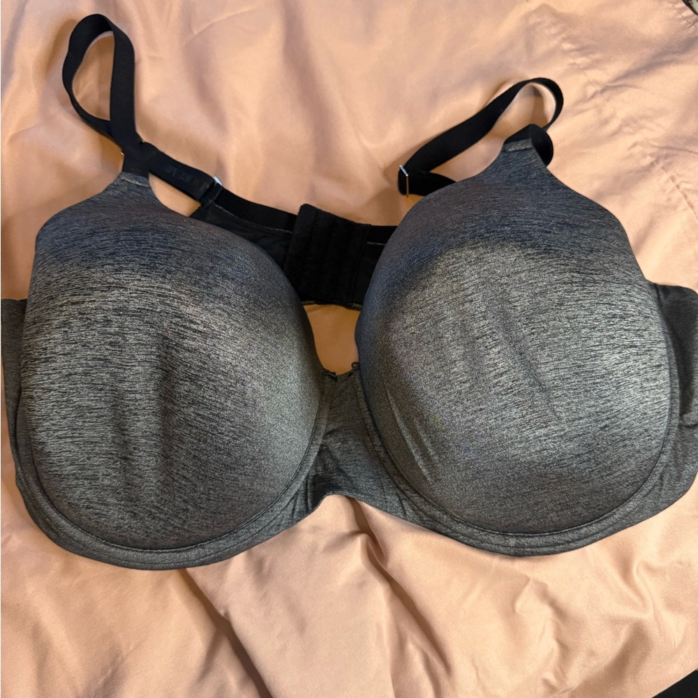 Adore Me Charcoal Bra
